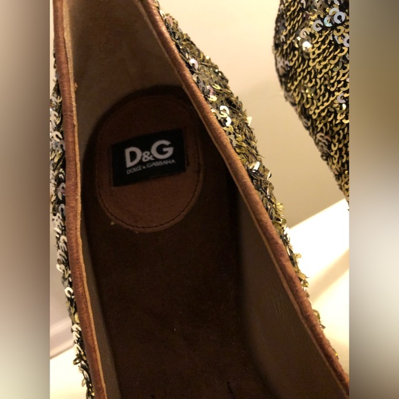 DOLCE & GABANNA sequin heels great condition size 39 or 9 - Picture 7 of 8